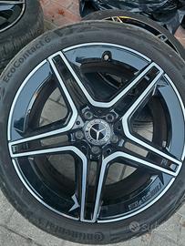 cerchi completi originali mercedes amg 18 pollici