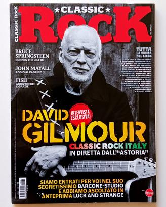 rivista Classic Rock - David Gilmour of Pink Floyd