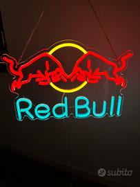 insegna neon REDBULL nuova + agganci
