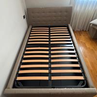 Letto 1 piazza e mezza in ecopelle