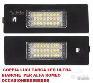 Luci targa led alfa 147 156 159 166 mito brera gt