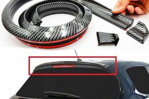 SPOILER Posteriore Per Peugeot Lama Tetto CARBONIO