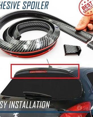 SPOILER Posteriore Per Peugeot Lama Tetto CARBONIO