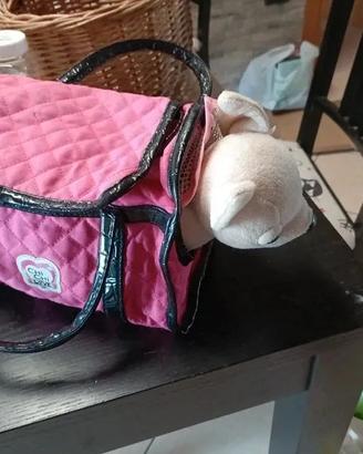 Peluches chihuahua con borsetta