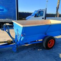 Trattore carrello vendemmia ribaltabile trilateral