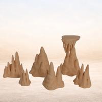 Set 6 Stalagmiti 3D per Diorami, Dungeon e Grotte