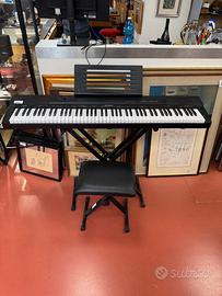 Pianola McGrey con sgabello e supporto