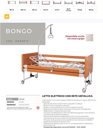 Letto ortopedico Wimed Bongo