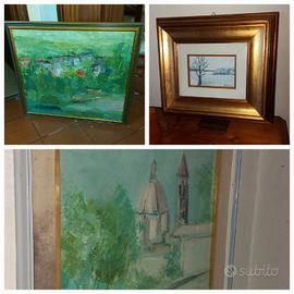 Set 3 quadri (autore Tettamanti Alessandro)