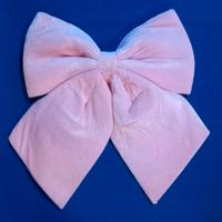 fiocco rosa in spugna grande