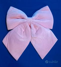 fiocco rosa in spugna grande