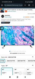 Samsung Crystal TV uhd 55'