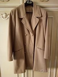 Cappotto sartoriale cammello da donna
