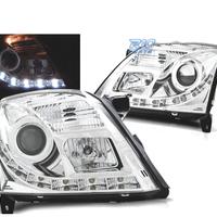 FARI PER OPEL VECTRA C 02-05 LUCE DIURNA A LED CRO