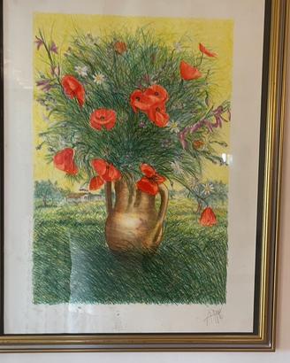 Quadro Franco Azzinari litografia es.115/120 80x60