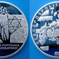 POLONIA ARGENTO 28,28 T0,925 GHETTO VARSAVIA