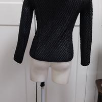 Giacca trapuntata nera Conbipel con cappuccio - Ef