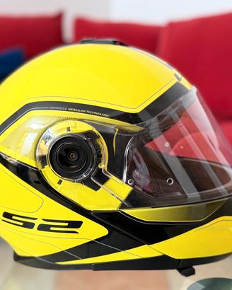 Casco LS2 modulare giallo fluo – come nuovo