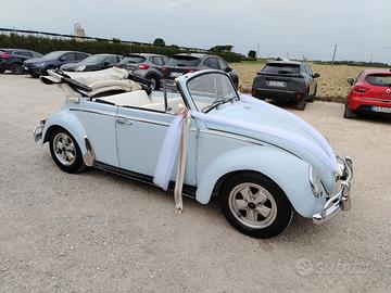 Maggiolino cabrio vetro piatto 