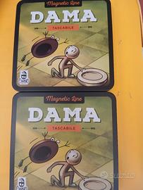 2 giochi da tavolo nuovi dama magnetica 