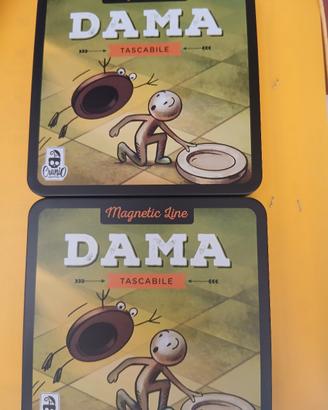 2 giochi da tavolo nuovi dama magnetica 