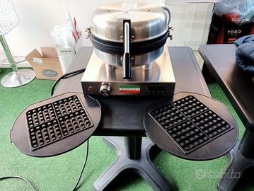 TECHFOOD MACCHINA PROFESSIONALE PER CREPS E WAFFLE