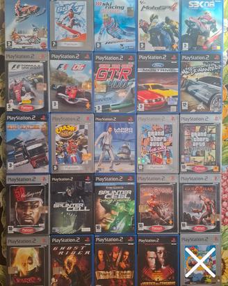 50 dischi originali videogiochi PS2 da collezione