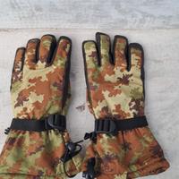 guanti militari vegetati tg L nuovi