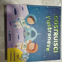 libro e gioco costruisci l'astronave 