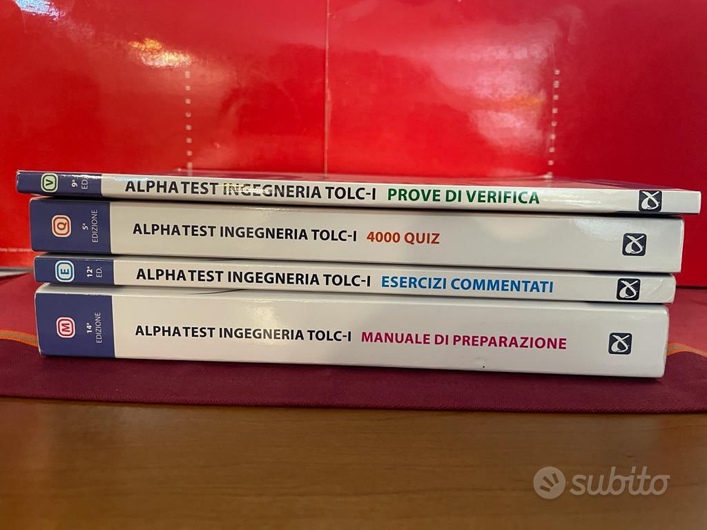 Alpha Test INGEGNERIA TOLC-I Kit di preparazione - Libri e Riviste In  vendita a Verona