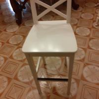 Sedia alta Ikea Ingolf bianca 74 cm