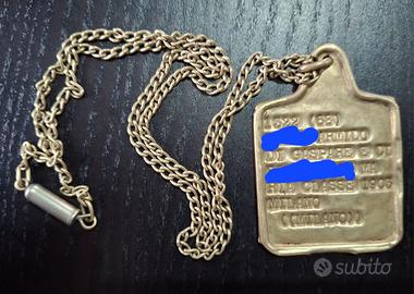 Piastrine militari riconoscimento 1 guerra mond.