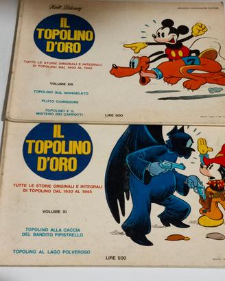 FUMETTI I TOPOLINO D'ORO LOTTO DI 4 PEZZI
