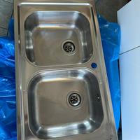 Lavabo in acciaio inox