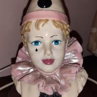 Lampada da tavolo arredo Pierrot Clown –A. Belcari