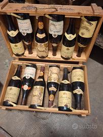 collezione di vini vintage