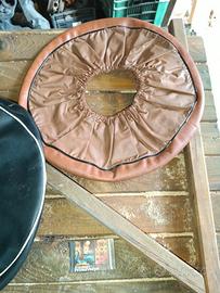 copriruota scorta vespa piaggio accessorio marrone