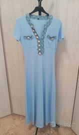 vestito donna color azzurro