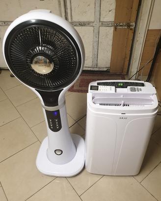 Clima 12.000 blu    ventilatore  a nebulizzatore
