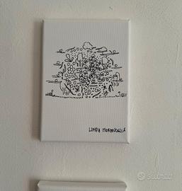 Quadro originale 18×13 - Disegno a inchiostro