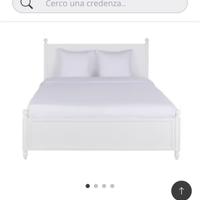 Letto bianco Maisons du Monde in legno