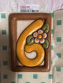 Numero Civico 6 THUN Originale-Linea Country