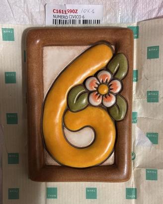 Numero Civico 6 THUN Originale-Linea Country