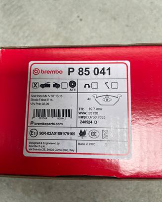 PSTIGLIE FRENO ANTERIORE BREMBO P 85 041
