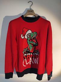 Maglione Natalizio H M con Velociraptor GRRRR Abbigliamento e Accessori In vendita a La Spezia