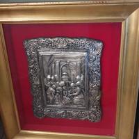 Quadro Bassorilievo in metallo in ottime condizion