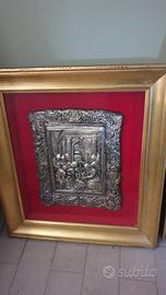 Quadro Bassorilievo in metallo in ottime condizion