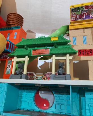 Base e camion tartaruga ninja