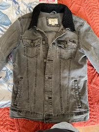 Giacca jeans nera Pull&Bear M
