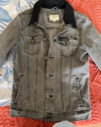 Giacca jeans nera Pull&Bear M
